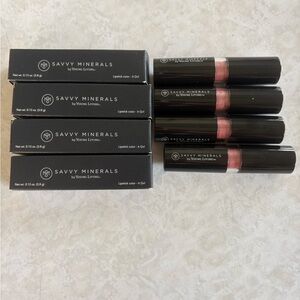 Young Living Savvy Minerals Lipstick - “It Girl” Soft Pink lot of 4